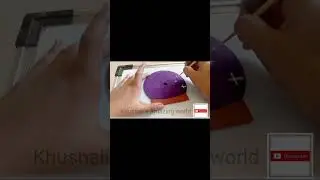Easy Poster colour Painting on CD cover | 🔮🔮 | Khushali Amazing World