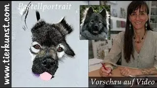 Outtake / Speedpainting dog in pastel - Eurasier