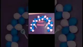 Baby shower decorations/birthday letters making/decorations idea/simple decoration/paper craft