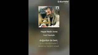 S&ouml;z ve m&uuml;zik Yusuf Hayaloğlu Seslendiren Abdurrahman uyur 