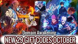 Domain Awakening | New 29 Gift Codes October | Domain Awakening Redeem Codes