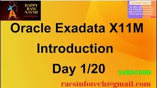 Oracle Exadata Introduction - Day 1