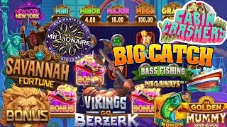 UK SLOT SESSION!! 🥳 BIG CATCH BASS FISHING MW, CABIN CRASHERS, THE RANDOM WHEEL IS BACK!! & MORE 🎰😎