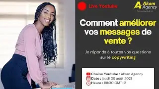 LIVE - Questions/R&eacute;ponses sur le copywriting : les messages de vente