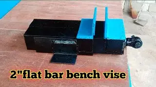 How to make flat bar bench vise||Paano gumawa nang flat bar bench vise#roldandiyproject