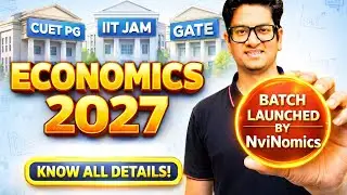 Компания NviNomics запустила курс CUET PG ECONOMICS 2027 || В этот раз что-то особенное🤩 || Стоим...