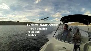 RC Airplane Boat Chase