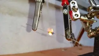 Resistor burn-fireworks ignitor