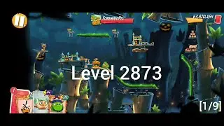 Angry Birds 2 level 2873 [Alternative solutions]