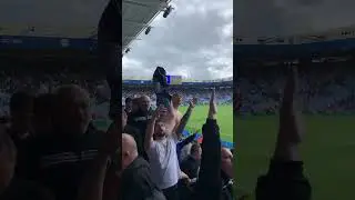 Leicester City Fans Sing Dewsbury-Hall Chant🎶 #leicestercity #shorts #football