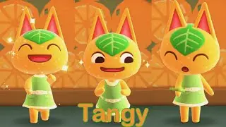 【Animal Crossing New Horizons】Tangy All 55 Emote Reactions