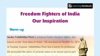 Class 3 Freedom Fighters of India