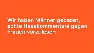 Orange the World: Stopp Frauenhass im Netz
