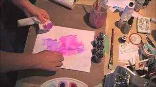 Fond de page aquarelle
