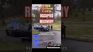 Occupied Recovery and Arrest #shorts #pdxstolencars #portland #police #news