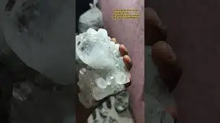 Clear pointed Apophyllite crystals| available for sale| #chloritequartz #apophyllite #quartz #mine