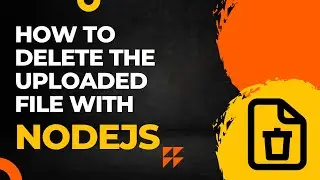 Delete a uploaded file from cloud/folder with Nodejs in Hindi