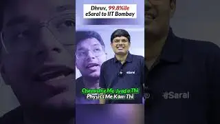 99.8%ile in JEE Mains 1st Attempt kitne Marks pe Aayi ?🔥| IIT Motivation #shorts #esaral #iit #jee