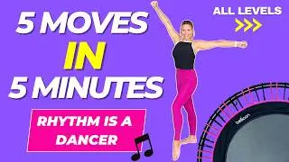 &ldquo;Rhythm Is A Dancer&rdquo; Rebounder Workout 🎶 | FUN Mini Trampoline Fitness