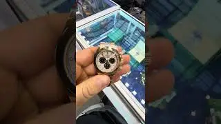 Rolex Cosmograph Daytona из розового золота с метеоритным циферблатом.