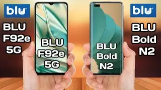 BLU F92e 5G vs BLU Bold N2 || BLU Bold N2 vs BLU F92e 5G - Full Mobile Comparisson Video