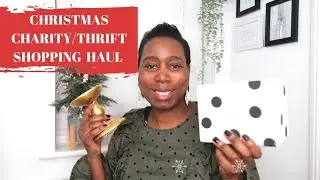 CHRISTMAS CHARITY/THRIFT SHOPPING HAUL| Amanda Oak Ince