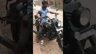 Commando bike  test driving