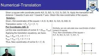 L - 9 | Unit - 2 | Translation and Scaling 2D Transformations | Computer Graphics