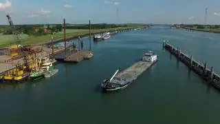 Zandhandel Faasse - Zandoverslag loswal Hansweert