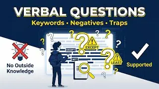 Verbal Reasoning Question Types Explained | Keywords, Negatives & Rare Traps