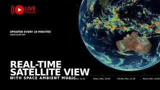 Ambient Earth From Space &mdash; GK-2A RGB Asia-Pacific satellite view live for Study 🌙 151225 AM