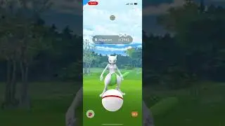 Pok&eacute;mon Go - 3-star Shiny MewTwo - Raid - @crashnightgosonicvmax