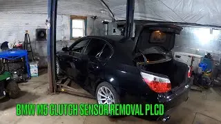 Bmw E60 M5 SMG Clutch Sensor or PLCD sensor removal 4FA0 4F67 Codes