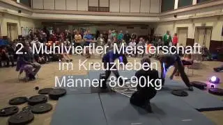 2. M&uuml;hlviertler Meisterschaft im Kreuzheben M&auml;nner 80-90kg