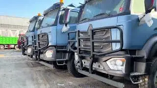 HOWO NX tractors and dump trucks.