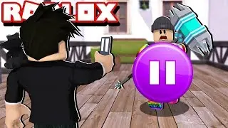 DESAFIO DO PAUSE NO MARRETÃO | Roblox - Flee the Facility