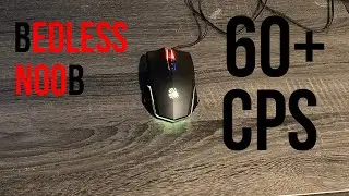 (60+CPS) Bloody A Bedless mouse UNBOXING and review (Matte Black)