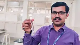 puc chemistry practical salt analysis Calcium carbonate # Harish sir *