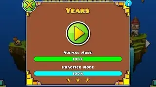 Geometry Dash World Walkthrough - Level 4 (Years)