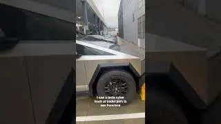Tesla cyber truck spotted in San Francisco