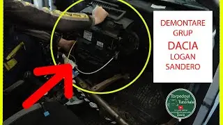 Разборка блока кондиционера на DACIA Logan/Sandero *инструкция*