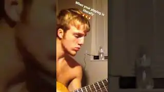 Guitarist sets off fire alarm for having #fire riffs #guitarist #10string #shorts #guitar #firealarm