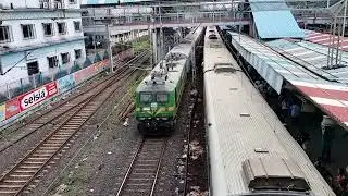  SPEED ROCKET ! ⚡ Off-Link WAG-9 Blasts Suryanagari SF Express Through Andheri&rdquo; | Indian Railways