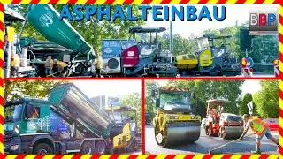 Dynapac, Atlas Copco, Bomag, Hamm,... Straßensanierung Waiblingen, 2024. #2