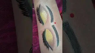 Eye makeup prectice day 17 haf cute crease eye makeup prectice  #ytshorts #short #mahimakeover