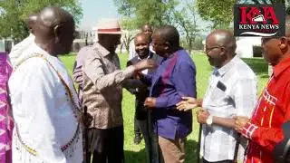 SEE HOW PRESIDENT RUTO LANDED AT HIS NEW KILGORIS HOME TO MEE THE MAA COMMUNITY!