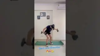Back and Shoulder combo🔥💥💪🏋️&zwj;♀️#fatloss #fitness #viral #shorts #weightloss #loseweightfast