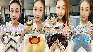 Soft Cake Mukbang ASMR Eating Sweet Dessert Sounds 🍰🧁🎂🍮  소프트 케이크  ふわ  软