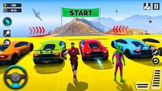 Superhero Car Stunt Race 🔥 Extreme Jumps & Crazy Supercars