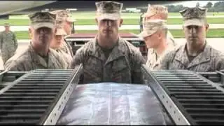 Dignified Transfer of USMC Sgt. Ronald A. Rodriguez at Dover Air Force Base